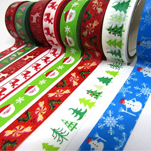 クリスマス マスキングテープ 大量 8巻 セット おしゃれ かわいい